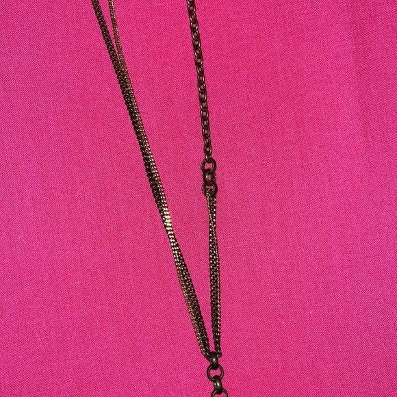 Ballerina/sailor jeweled skeleton Betsey Johnson necklace. - Picture 4 of 5